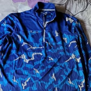 Under Armour Combine Blue Quarter-Zip Pullover